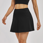 Wholesale A-line anti exposure fake two piece yoga skirt