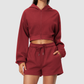 Wholesale Women's Zip Up Hoodie – Cropped Fleece-Lined Sport Jacket