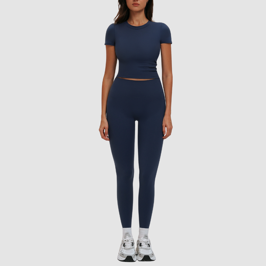 Wholesale solid color short-sleeved T-shirt + | Wonderxfans bulk activewear