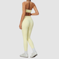 Wholesale Women's Color-Block Sports Bra & Leggings Two-Piece Set