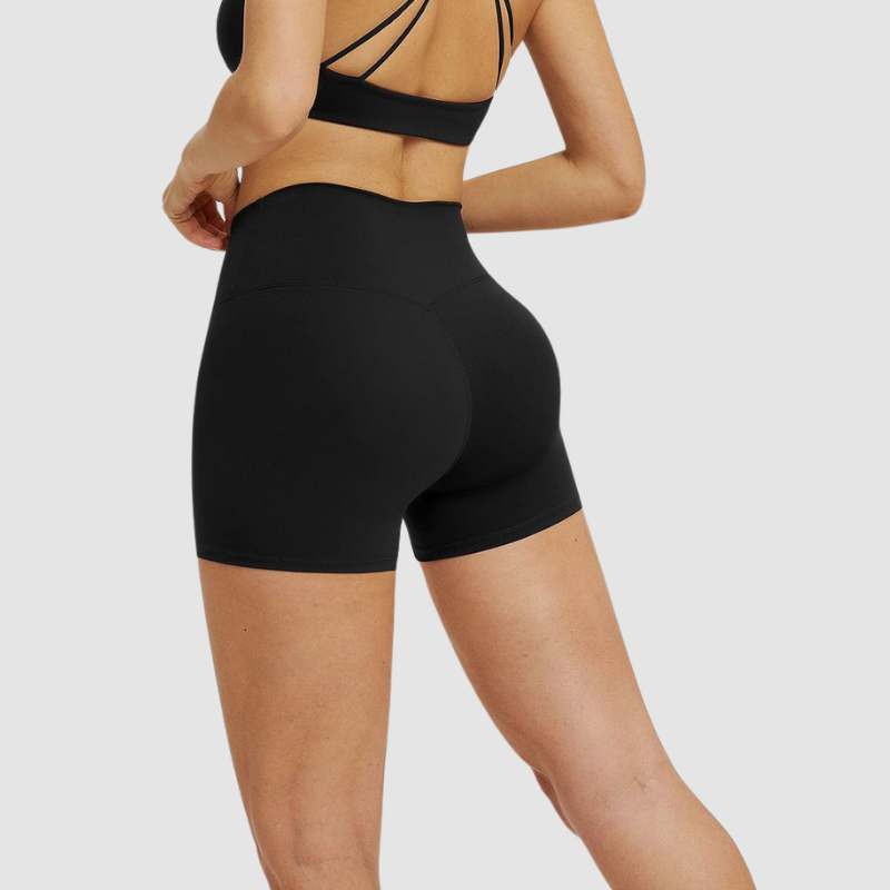 Wholesale high-waisted cross-waistband shorts