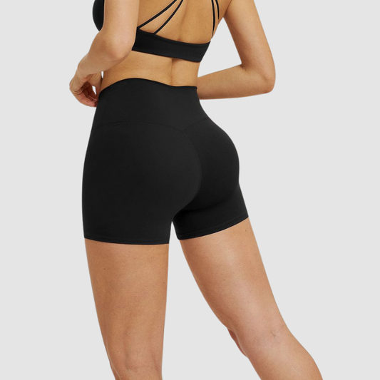 Wholesale high-waisted cross-waistband shorts | Wonderxfans bulk activewear