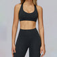 Racer-back casual sports bra