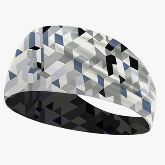 Quick-dry wide elastic sweat-absorbent sports headband