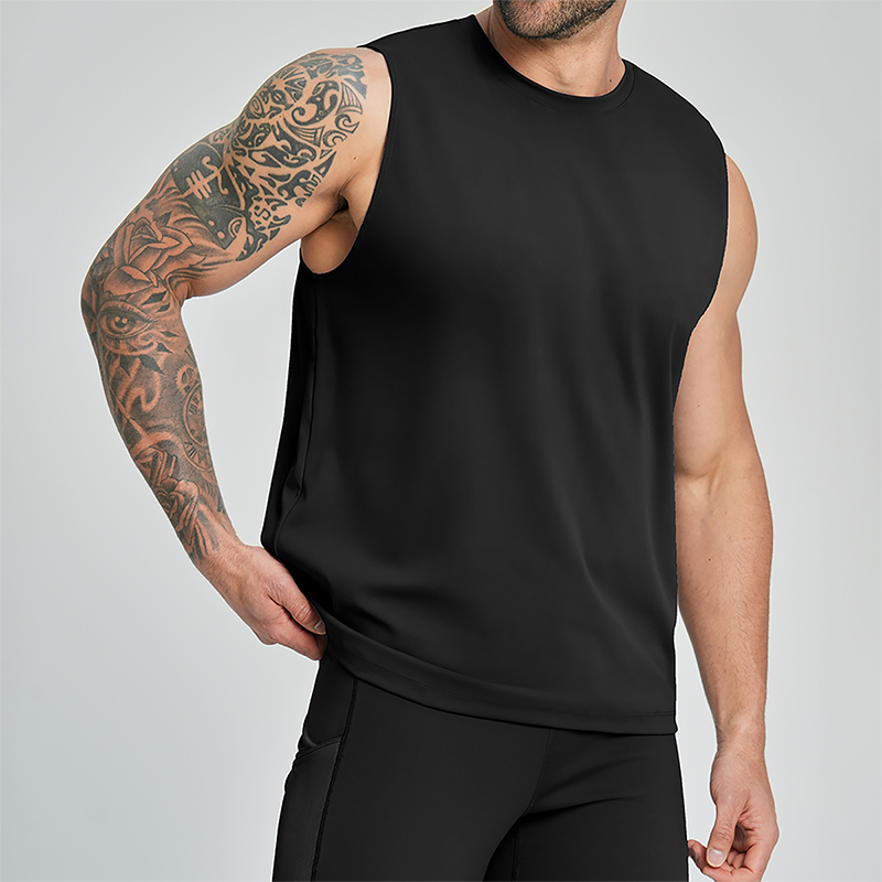Wholesale Men's Quick-Dry Sleeveless Training Tank Top – Breathable Gym Vest