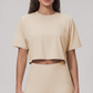 Wholesale Loose Breathable Yoga T-Shirt – Quick-Dry Short Sleeve Top