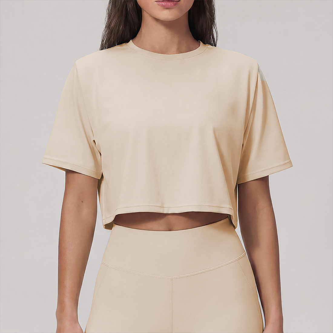Wholesale Loose Breathable Yoga T-Shirt – Quick-Dry Short Sleeve Top