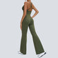 Wholesale U-neck tank top + flared pants
