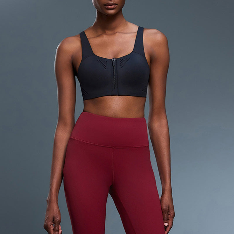 Zip-Front Sports Bra