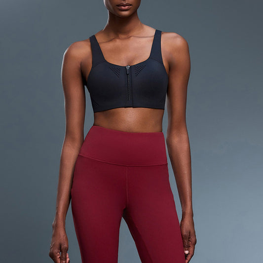 Wholesale Zip-Front Sports Bra | Wonderxfans bulk activewear
