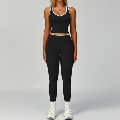 Wholesale Contrasting Color tank top + | Wonderxfans bulk activewear