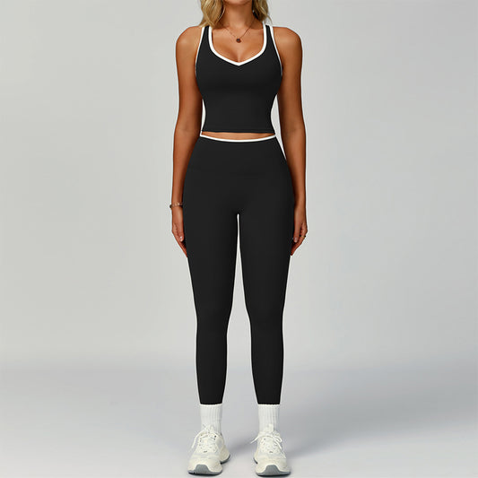Wholesale Contrasting Color tank top + | Wonderxfans bulk activewear