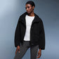 Durable Loose-Fit Cropped Windbreaker Jacket