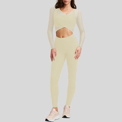 Wholesale Sheer Mesh Top + Cross | Wonderxfans bulk activewear