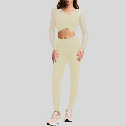 Wholesale Sheer Mesh Top + Cross | Wonderxfans bulk activewear