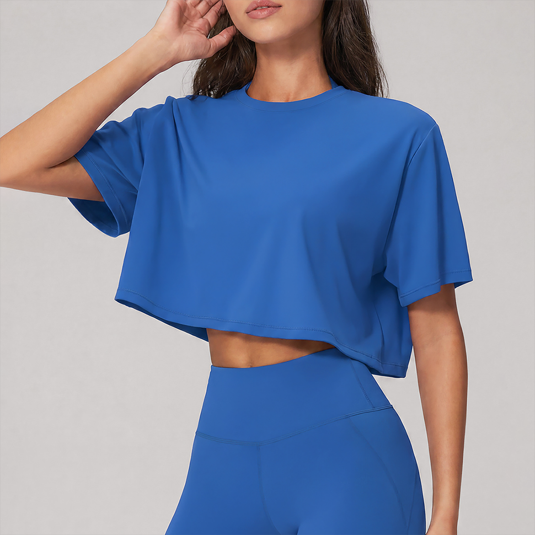 Wholesale Loose Breathable Yoga T-Shirt – Quick-Dry Short Sleeve Top
