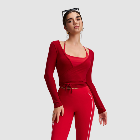 Wholesale Long Sleeve Yoga Top | Wonderxfans bulk activewear