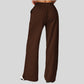 Loose-fitting wide-leg casual sweatpants