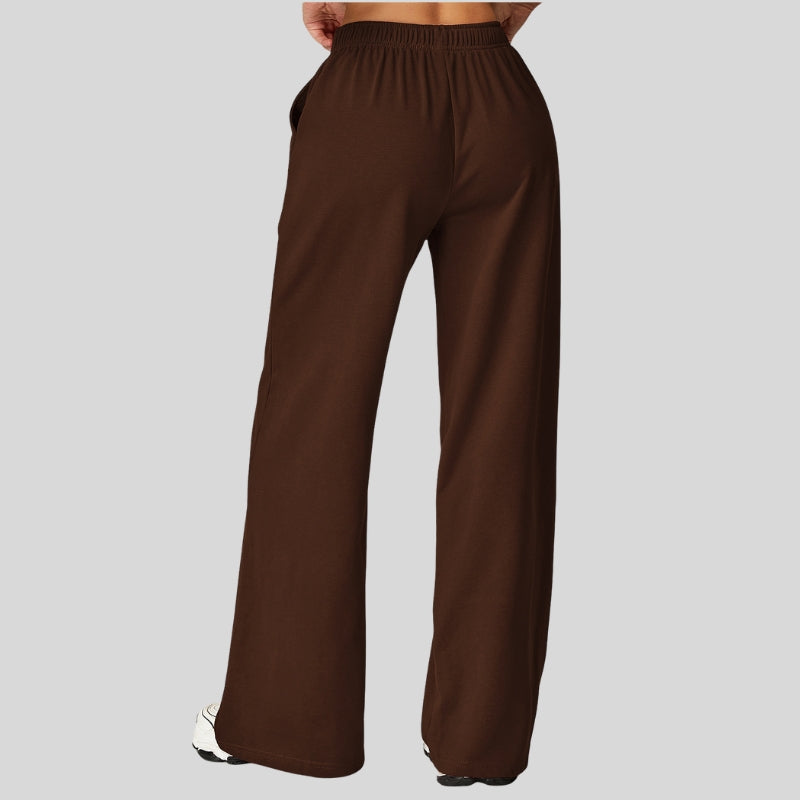 Loose-fitting wide-leg casual sweatpants