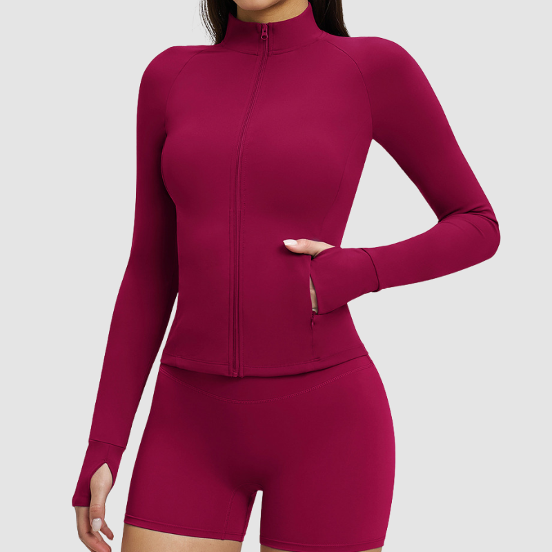 Wholesale Stand collar zipper jacket | Wonderxfans bulk activewear