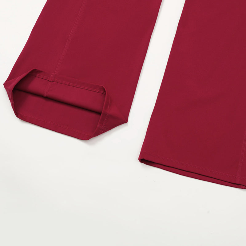 Snug-Fit Tank Top + Flared Leg Pants 2-Piece Set