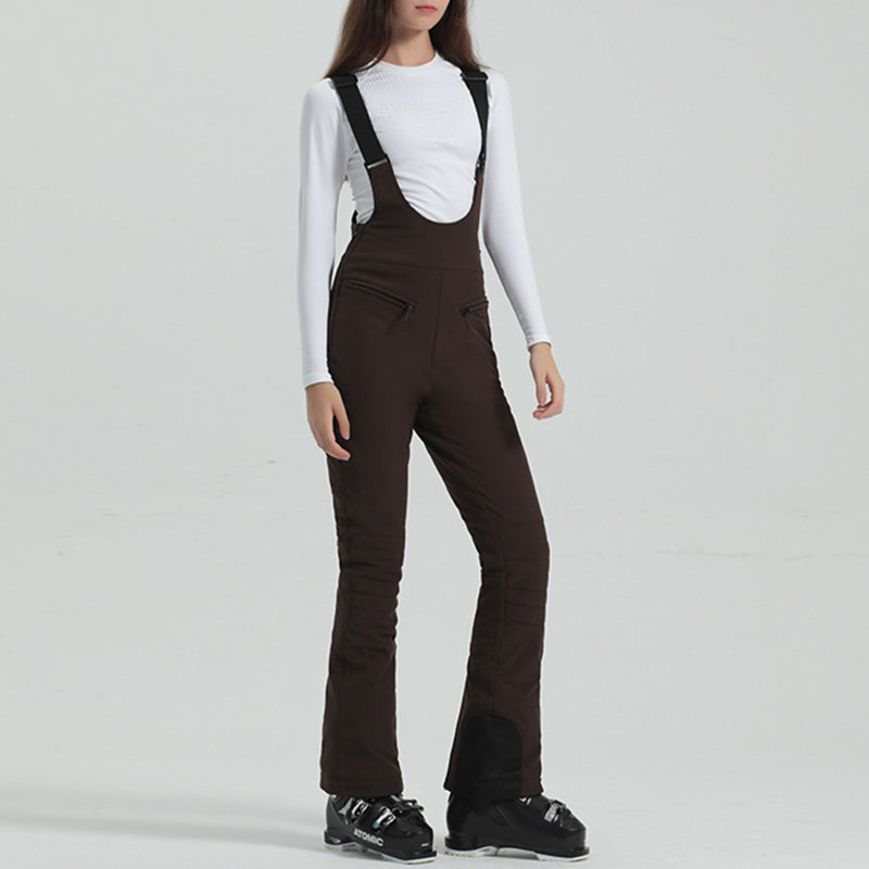 Women's Adjustable Elastic Suspender Ski Pants