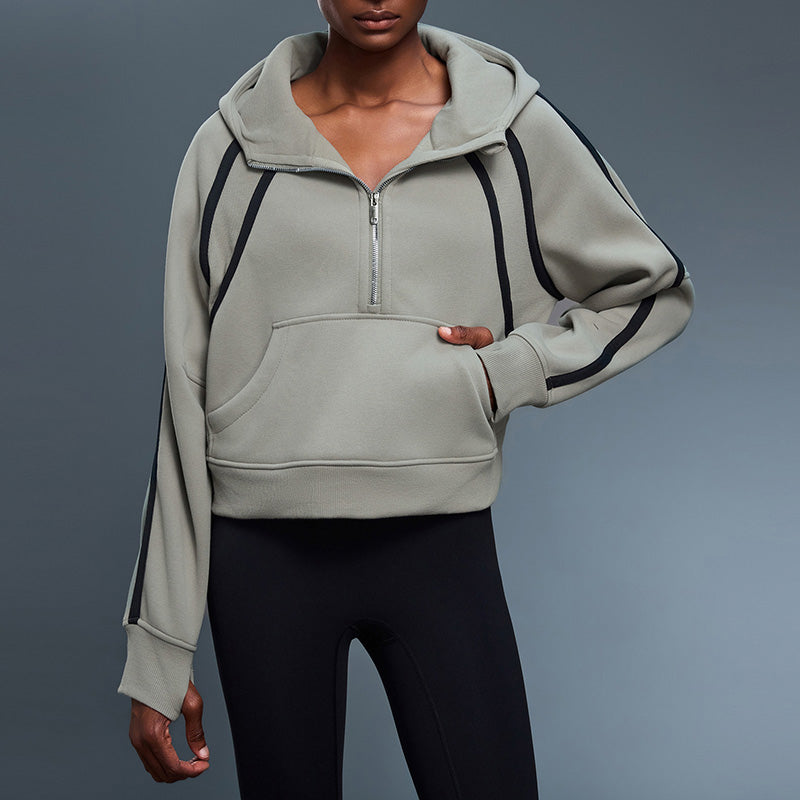 Fleece-Lined Hooded Sweatshirt
