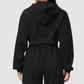 Wholesale Women's Zip Up Hoodie – Cropped Fleece-Lined Sport Jacket