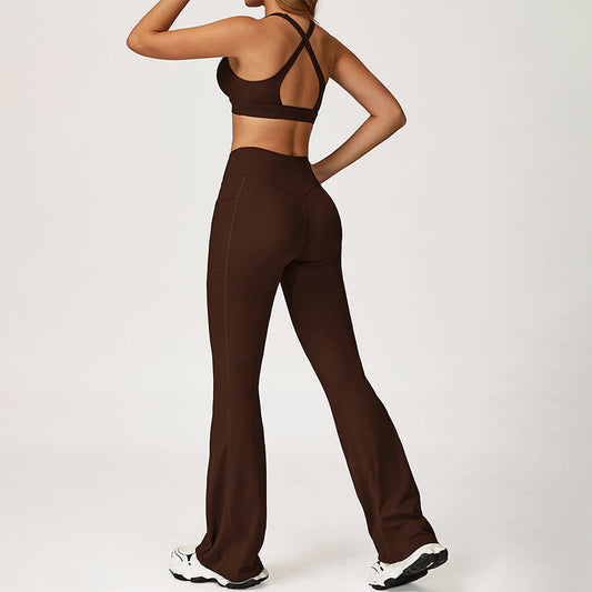 Wholesale SPORTS BRA +Slim-fit athletic flare | Wonderxfans bulk activewear