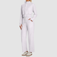 Wholesale Women's Zip Sweatshirt & Wide-Leg Pants Sports Set