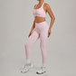 Wholesale Zipper Tank Top+Highlighted Legging 2-piece Set