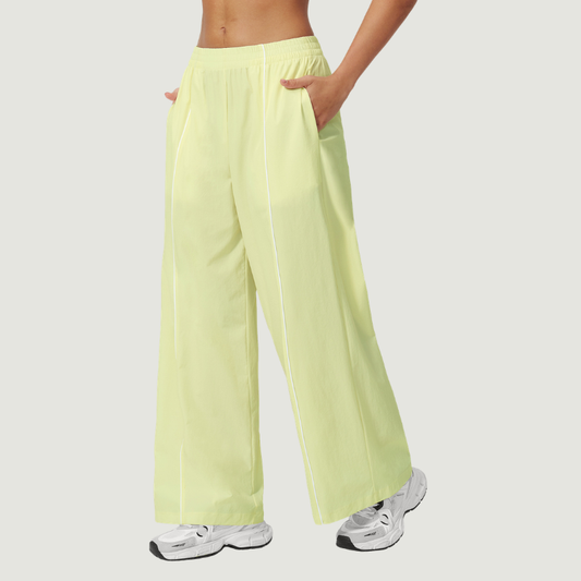 Wholesale Women's UPF50+ Sun Protection Colorblock Wide-Leg Pants – Lightweight Breathable Outdoor Running Sportswear