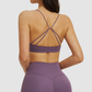 Wholesale thin shoulder strap back-crossing sports bra