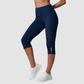 Wholesale Women's High-Waist Capri Yoga Pants – Butt-Lifting 7/8 Length Fitness Leggings