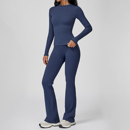 Wholesale round neck long sleeve top | Wonderxfans bulk activewear