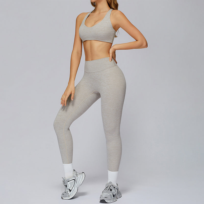 SPORTS BRA + HIGH WAIST LEGGINGS 2-PIECE SET