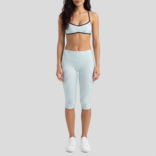 Wholesale Women’s Printed Racerback Tank+Capri Pants Set