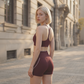 Wholesale Women Color-Block Y-Shape Back Bare-Feel Tank Top & Shorts Set (Pre-sale)