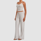 Wholesale Women’s Backless Cami & Straight-Leg Pants Yoga Set