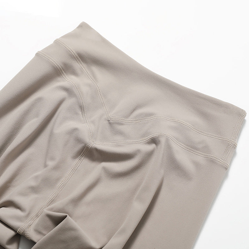 Halter neck backless tank top + high-waisted leggings 2-piece set