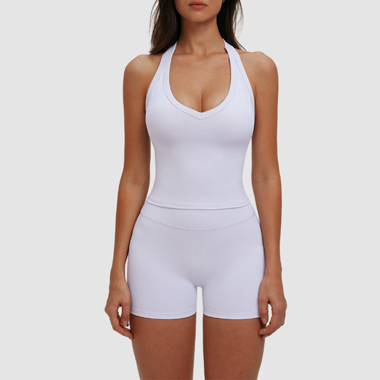 Wholesale solid color tight-fitting activewear sets | Wonderxfans bulk activewear