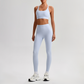 Wholesale Naked-Feel Sports Bra & High-Waist Biker Shorts Set – Quick-Dry Yoga 2-Piece set