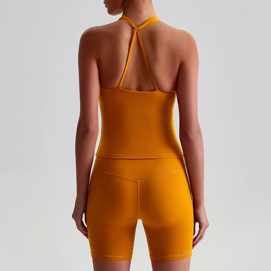 Wholesale Halter Yoga Tank Top & | Wonderxfans bulk activewear