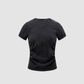 Wholesale Women’s Washed Fitted Crop Tee – Cotton Crew-Neck Short Sleeve