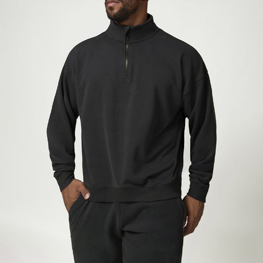 Wholesale Men's zipper sports casual sweatshirt | Wonderxfans bulk activewear