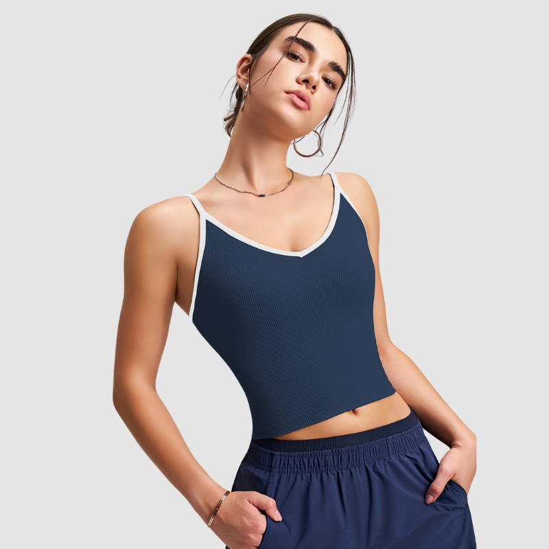 Wholesale Halter racerback yoga tank top | Wonderxfans bulk activewear