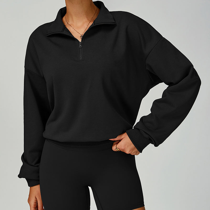 Loose Stand Collar Jacket