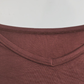 Wholesale Loose Ribbed Yoga T-Shirt – V-Neck Running & Fitness Top