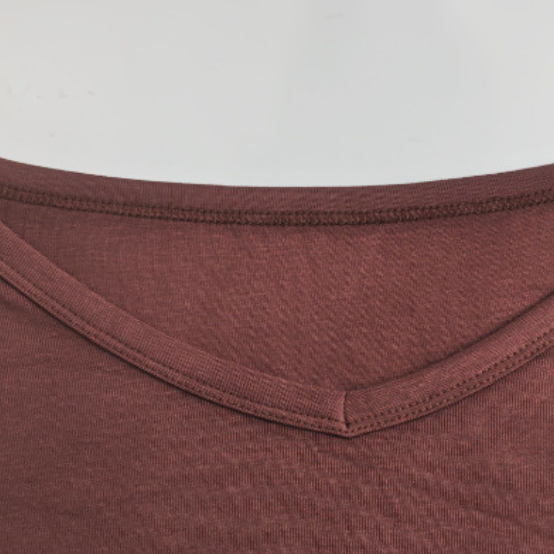 Wholesale Loose Ribbed Yoga T-Shirt – V-Neck Running & Fitness Top