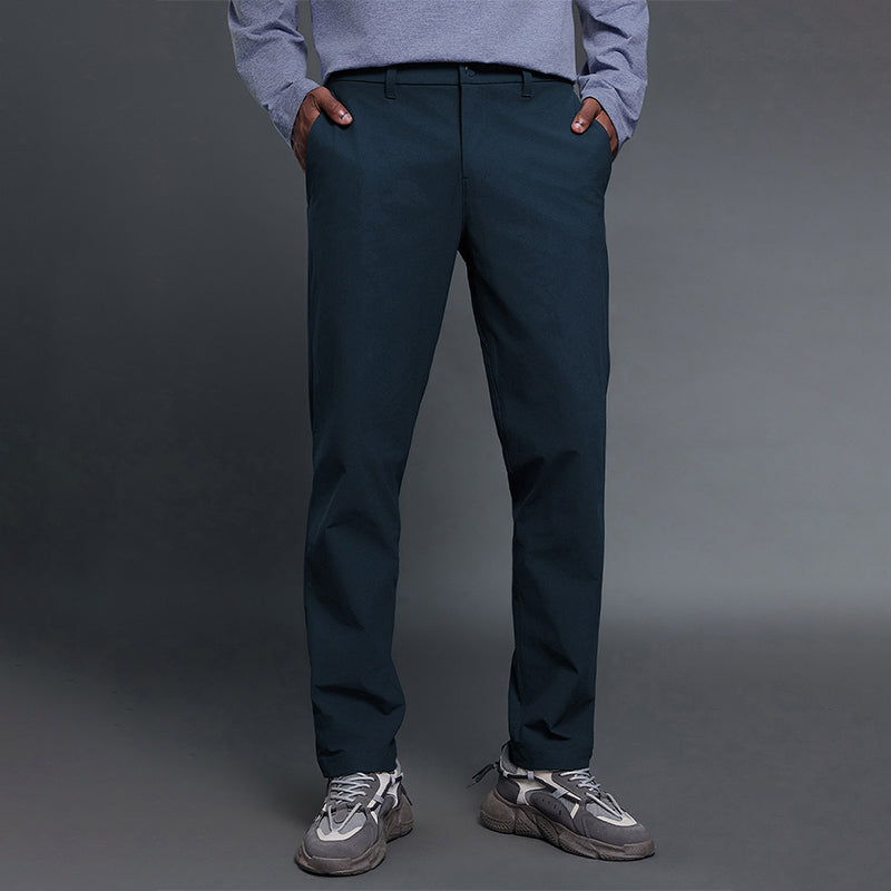 Men's Elastic Straight Leg Trousers